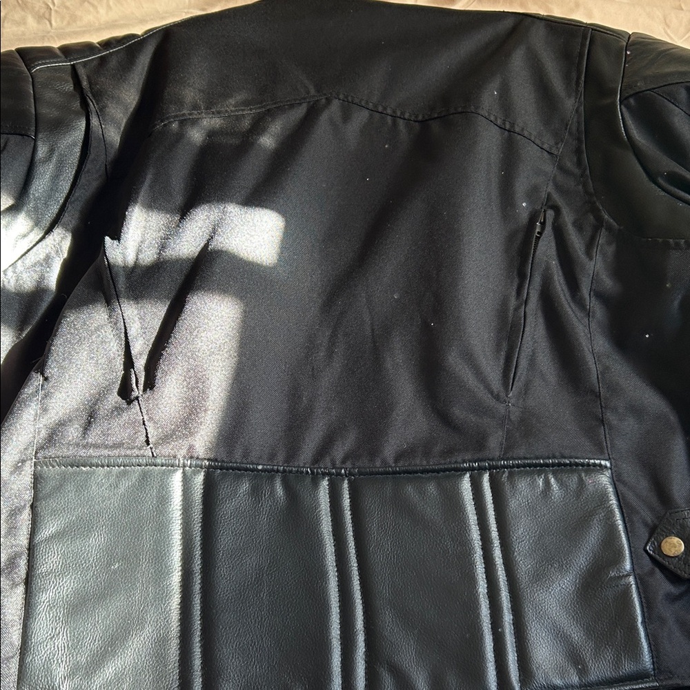 2XL All State Black motorcycle Jacket like new - Picture 7 of 10